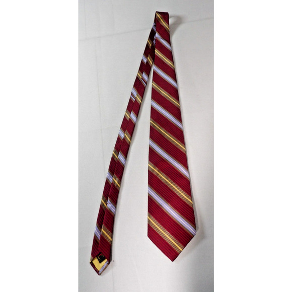 Robert Talbott Norstrom Best of Class Mens Tie Silk Handmade Red Blue 57" - Picture 1 of 9